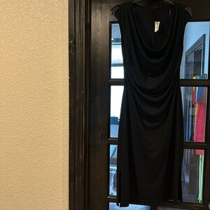 Byer Too! Ruched Sleeveless Long Dress